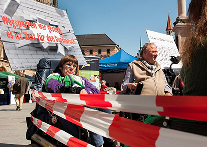 Aktionstag auf dem Marienplatz