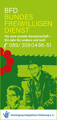 Plakat: Bundesfreiwilligendienst - Ein Jahr f&uuml;r sich und andere nutzen